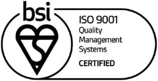 BSI ISO 9001 Quality Management Systems Certified