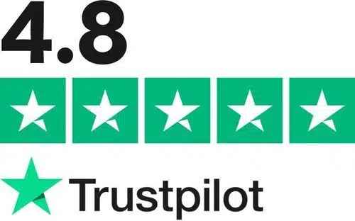 Trustpilot rated 4.8 out of 5